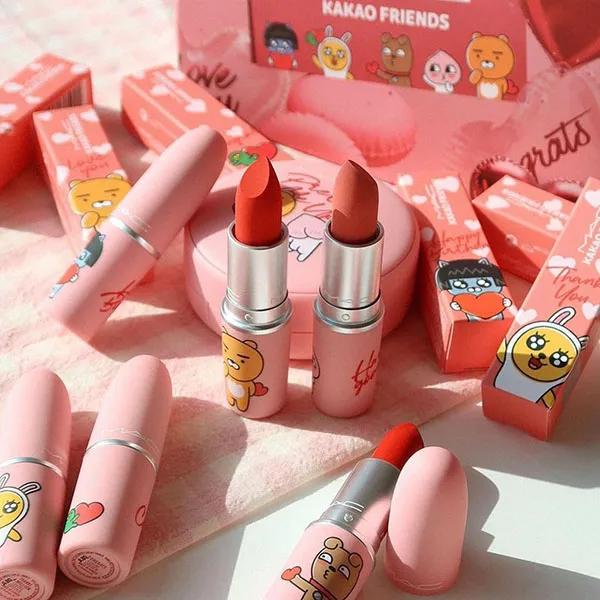 Son MAC Kakao Love Lip Collection Friends Limited Times Infinity Màu Đỏ Cam - Son Môi - Vua Hàng Hiệu