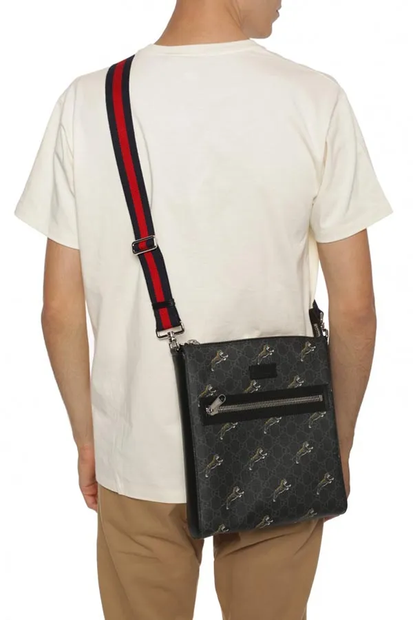 Túi Đeo Chéo Gucci Tiger Motif Shoulder Bag Màu Đen - Túi xách - Vua Hàng Hiệu