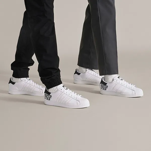 Giày Adidas Superstar Cloud White/Black Màu Trắng