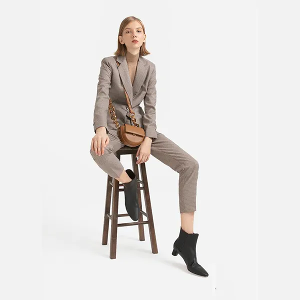 Túi Đeo Chéo Nữ Charles & Keith CNK 30150893 Semicircle Shoulder Bag Waist Bag