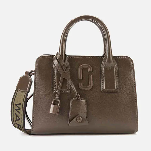 Túi Đeo Chéo Marc Jacobs Little Big Shot Bag Brown Leather Màu Nâu - Túi xách - Vua Hàng Hiệu