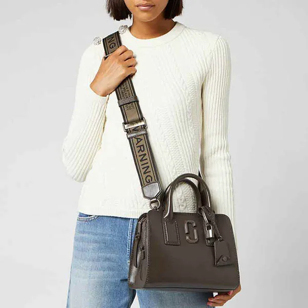 Túi Đeo Chéo Marc Jacobs Little Big Shot Bag Brown Leather Màu Nâu - Túi xách - Vua Hàng Hiệu