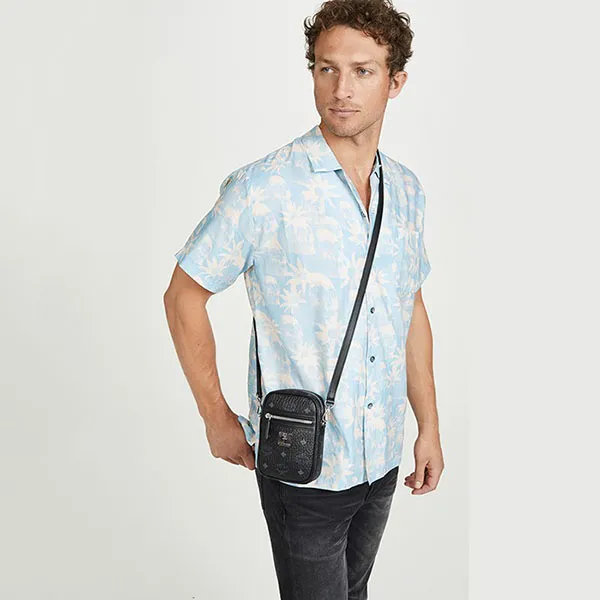 Túi Đeo Chéo MCM Visetos Original X Mini Crossbody Bag Màu Đen - Túi xách - Vua Hàng Hiệu