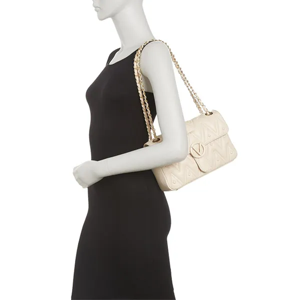 Túi Đeo Vai Valentino Antoinette Quilted Leather Bag In Milk Màu Trắng - Túi xách - Vua Hàng Hiệu