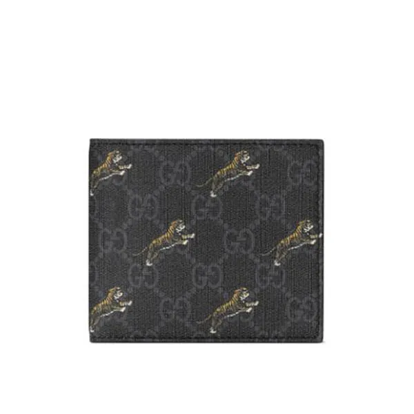 Ví Gucci Tiger Print GG Coin Wallet Màu Đen - Túi xách - Vua Hàng Hiệu