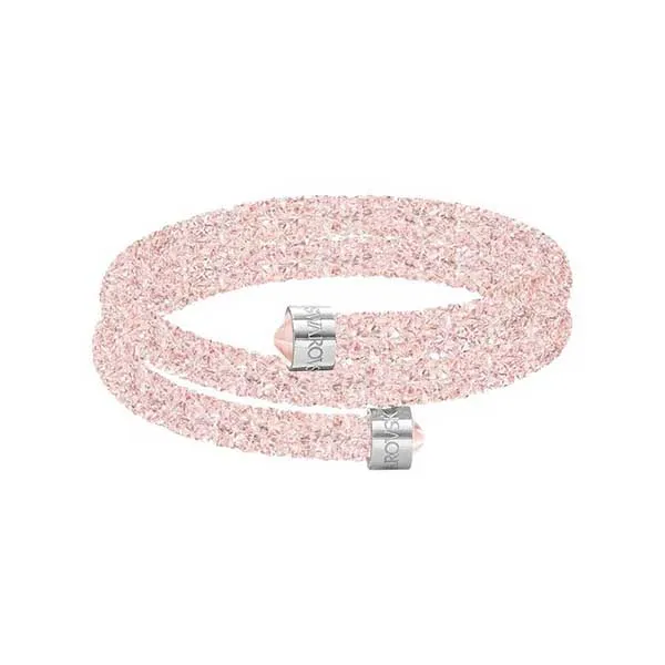 Vòng Đeo Tay Swarovski Crystaldust Pink Double Bangle