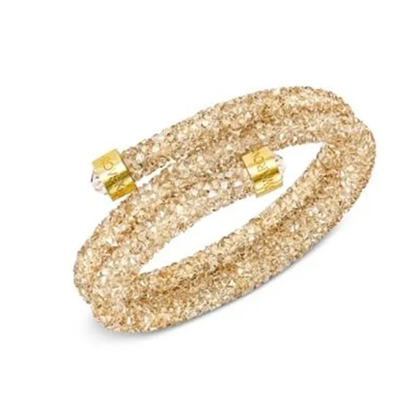 Vòng Đeo Tay Nữ Swarovski Crystaldust Wrap Bracelet In Gold Size M