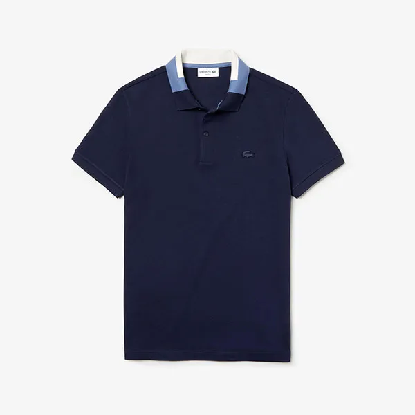 Áo Phông Lacoste Men's Short Sleeve Polo Màu Xanh Navy Size L