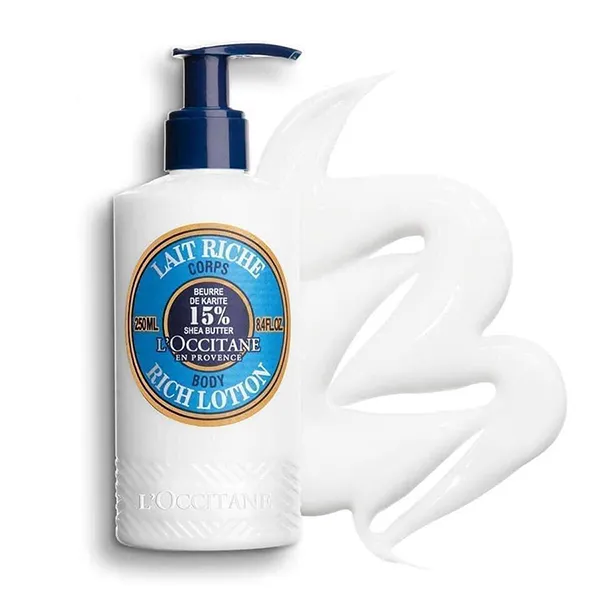 Sữa Dưỡng Thể L'Occitane Shea Butter 15% Body Rich Lotion 250ml