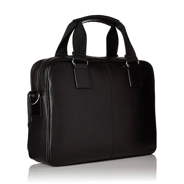 Túi Xách Lacoste Business Bag Men Leather Màu Đen - Túi xách - Vua Hàng Hiệu