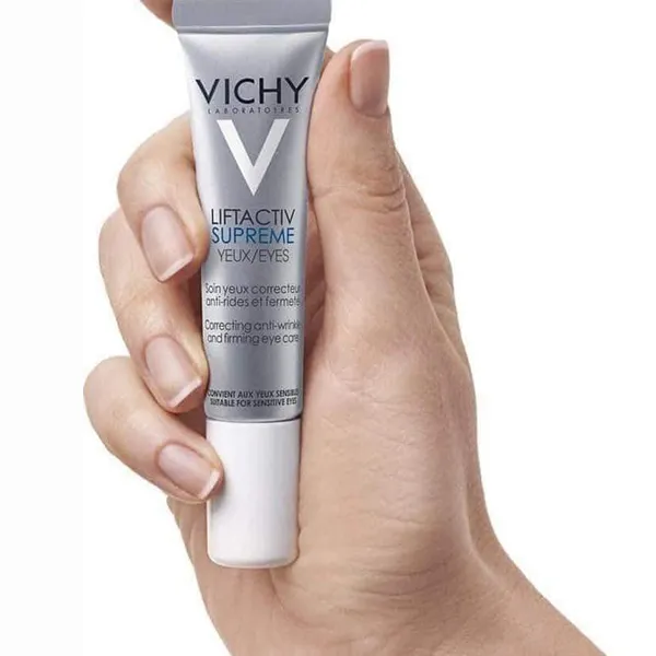 Kem Dưỡng Mắt Hỗ Trợ Giảm Nhăn, Giảm Quầng Thâm Vichy Liftactiv Supreme Eyes 15ml