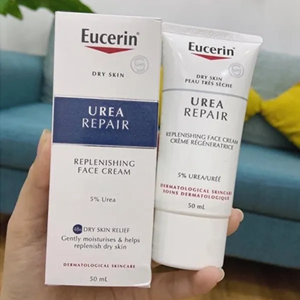 Kem Dưỡng Hỗ Trợ Phục Hồi Da Eucerin Urea 5% Repair Face Cream 50ml