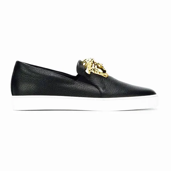 Giày Slip On Versace Medusa Low Top Black Màu Đen - Giày - Vua Hàng Hiệu