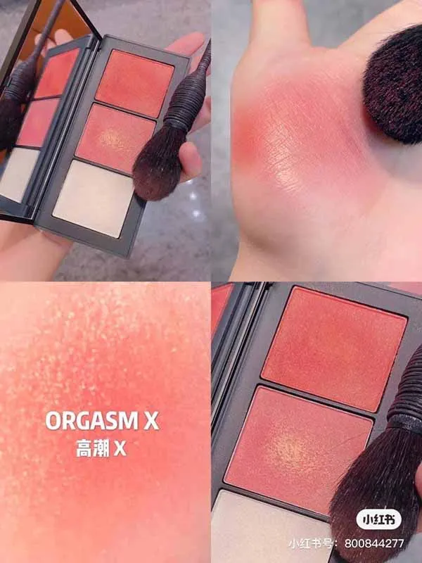 Bảng Phấn Má Hồng Nars Orgasm X Cheek Palette 3 Màu 9.9g