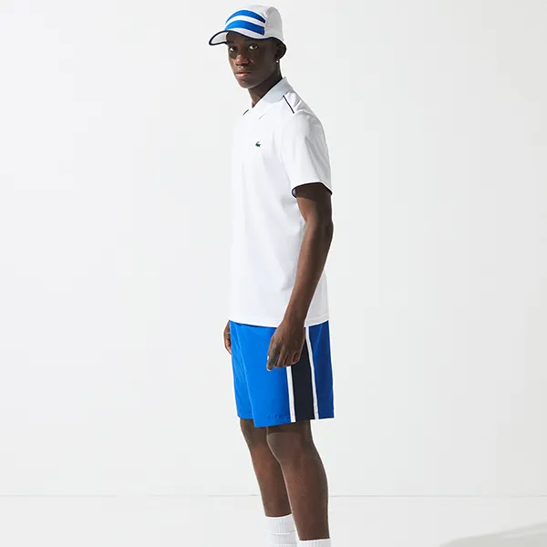 Áo Phông Lacoste Men's Sport Contrast Piping Breathable Piqué Polo Shirt Màu Trắng Size S - Thời trang - Vua Hàng Hiệu