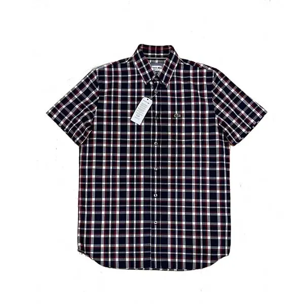 Áo Sơ Mi Cộc Tay Lacoste Men's Regular Fit CH5645 00 8HD Size M