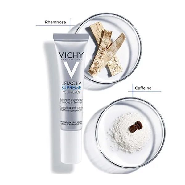 Kem Dưỡng Mắt Hỗ Trợ Giảm Nhăn, Giảm Quầng Thâm Vichy Liftactiv Supreme Eyes 15ml