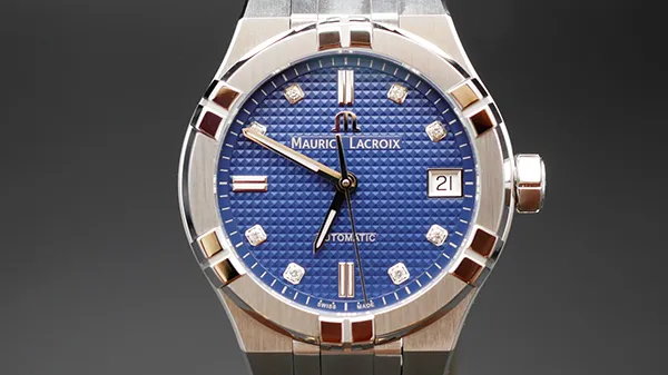 Đồng Hồ Nữ Maurice Lacroix AI6006-SS002-450-1 Aikon Automatic Blue Dial Diamond Indexes Ladies - Đồng hồ - Vua Hàng Hiệu