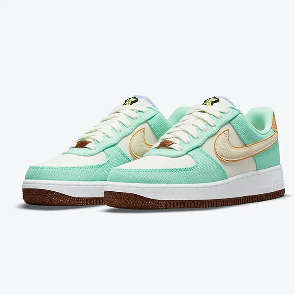 Giày Thể Thao Nike Air Force 1 Low Happy Pineapple CZ0268-300 Màu Xanh Ngọc Size 37.5