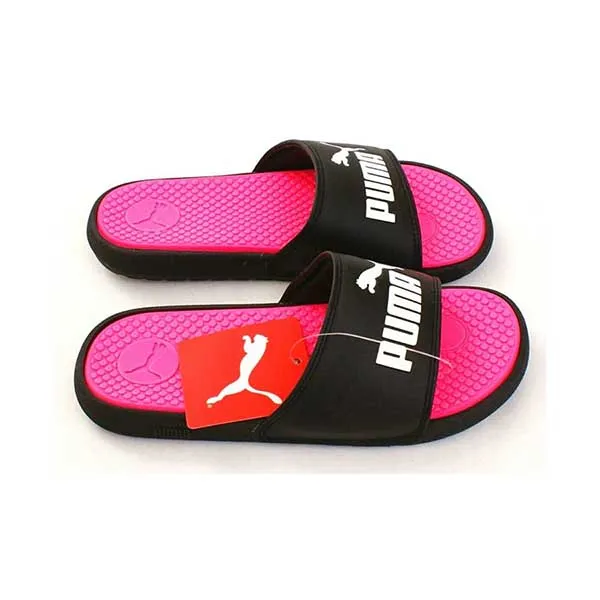 Dép Puma Black & Pink Cool Cat Slide Sandals Youth Girl's 3C NWT - Dép - Vua Hàng Hiệu