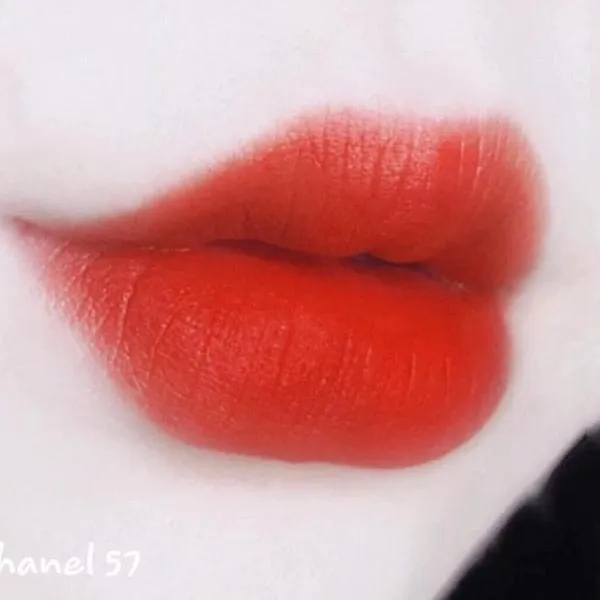 Son Chanel 57 Rouge Feu Màu Đỏ Cam Huyền Thoại Đẹp Nhất Chanel