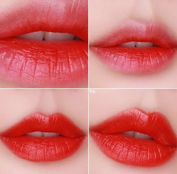 Son Lancôme L'absolu Rouge Màu 172 Impatiente Cream Màu Cam Đỏ