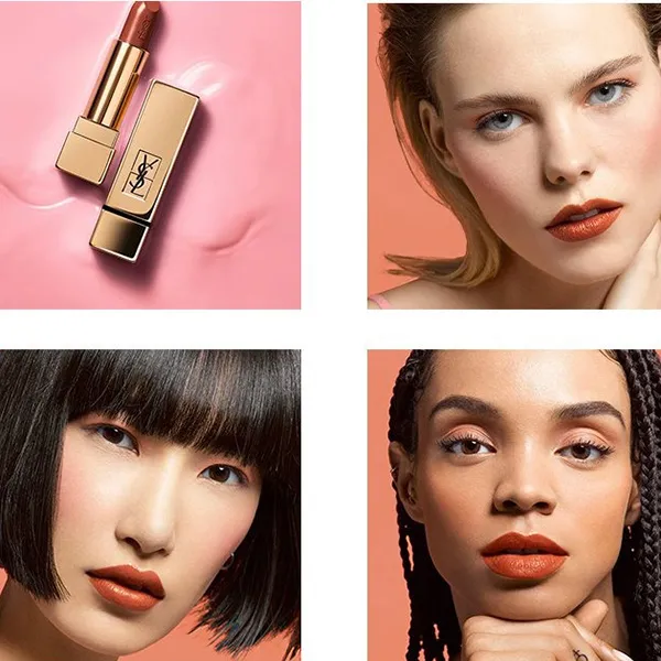 Son Yves Saint Laurent YSL Rouge Pur Couture 141 Pumpkin Explosif Màu Cam Cháy - Son Môi - Vua Hàng Hiệu