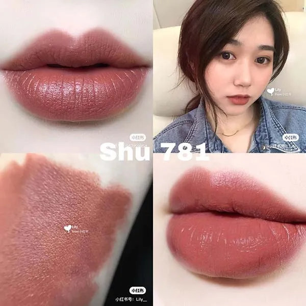 Son Shu Uemura Rouge Unlimited Supreme Matte 781 Màu Đỏ Đất - Son Môi - Vua Hàng Hiệu