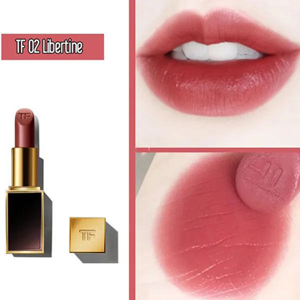 Son Tom Ford 02 Libertine Màu Hồng Đất Hiện Đại