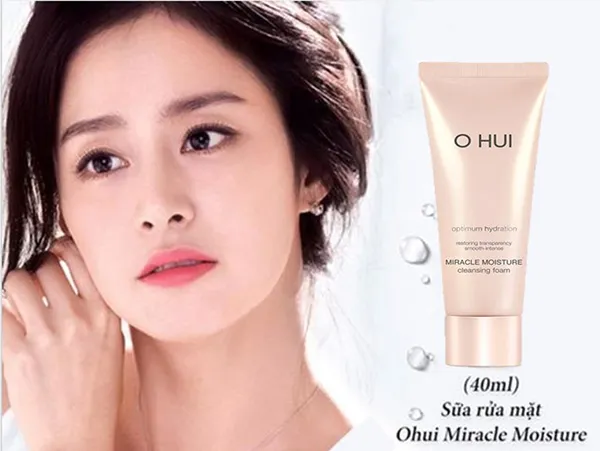 Set Kem Nền Ohui Ultimate Brightening BB Cream 45ml Và Sữa Rửa Mặt Ohui Miracle Moisture Cleansing Foam 40ml