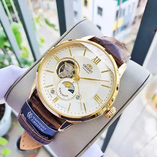 Đồng Hồ Nam Orient Sun Moon Gen 4 Open Heart RA-AS0004S10B - Đồng hồ - Vua Hàng Hiệu