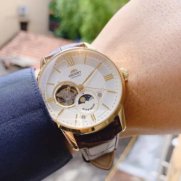 Đồng Hồ Nam Orient Sun Moon Gen 4 Open Heart RA-AS0004S10B - Đồng hồ - Vua Hàng Hiệu
