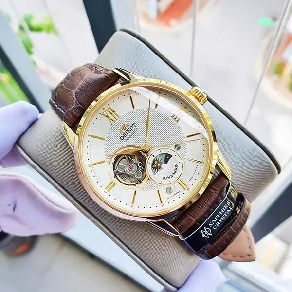 Đồng Hồ Nam Orient Sun Moon Gen 4 Open Heart RA-AS0004S10B - Đồng hồ - Vua Hàng Hiệu