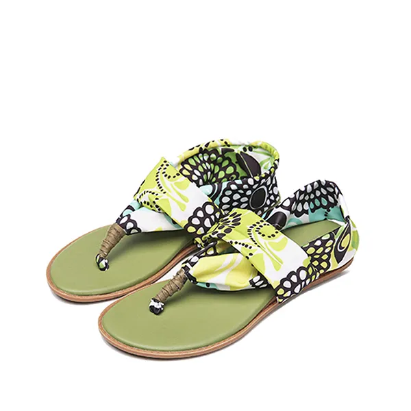 Dép Sandal Venuco Xanh Hoa Đen -36 - G10T030036 Size 36