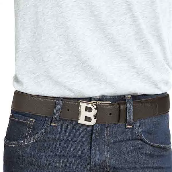Thắt Lưng Bally B-Buckle Leather Belt Màu Đen - Thắt lưng - Vua Hàng Hiệu