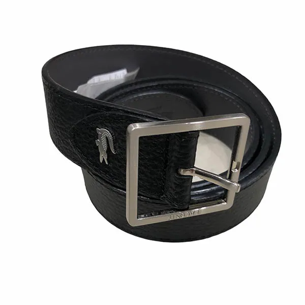Thắt Lưng Men's Lacoste Engraved Buckle Màu Đen