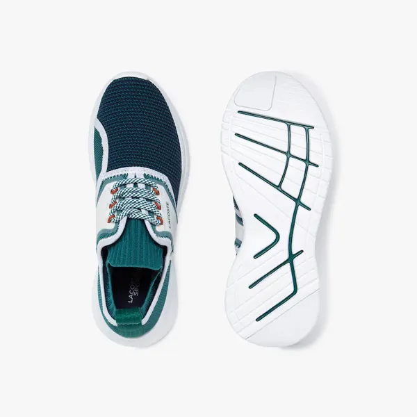 Giày Thể Thao Lacoste Men's LT Sense Textile Sneakers Màu Xanh Green Size 42