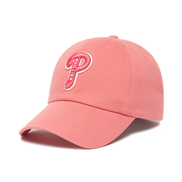 Mũ MLB Applique Logo Unstructured Ball Cap Philadelphia Phillies 3ACP0601N-10COS Màu Hồng Cam - Mũ nón - Vua Hàng Hiệu