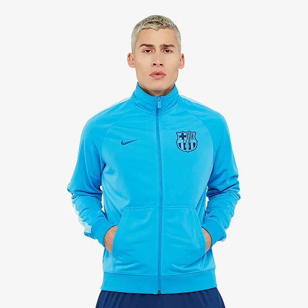 Áo Khoác Nike FC Barcelona NSW Jacket Primeknit Crew Blue/Coastal 892532-482 Size L - Thời trang - Vua Hàng Hiệu