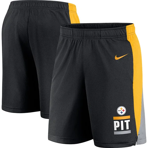 Quần Short NFL Pittsburgh Steelers Nike Logo Core Noir Pour Homme NKB2-99YR Size M - Thời trang - Vua Hàng Hiệu