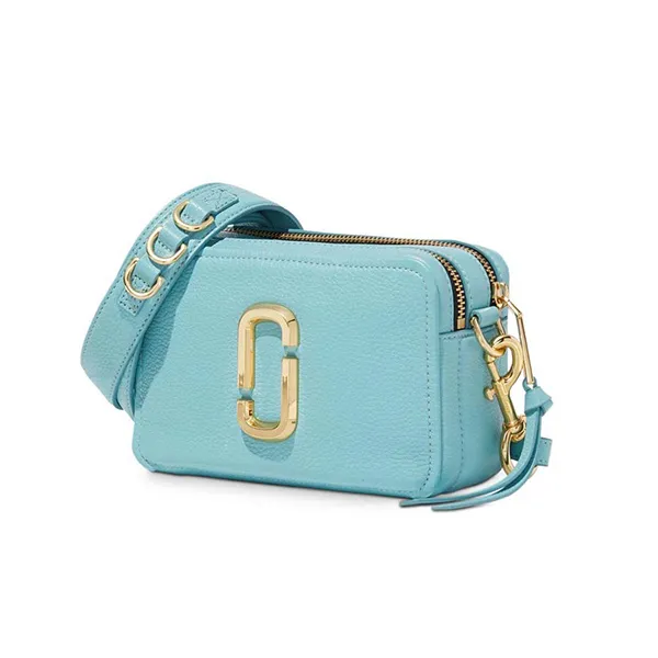 Túi Xách Marc Jacobs Softshot 23 Leather Crossbody In Silent Blue - Túi xách - Vua Hàng Hiệu