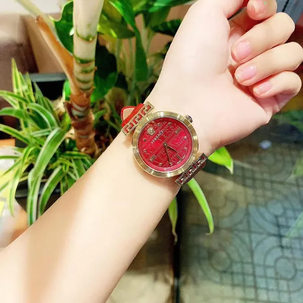 Đồng Hồ Versace Meander Watch, 37mm VELW00320 Màu Đỏ