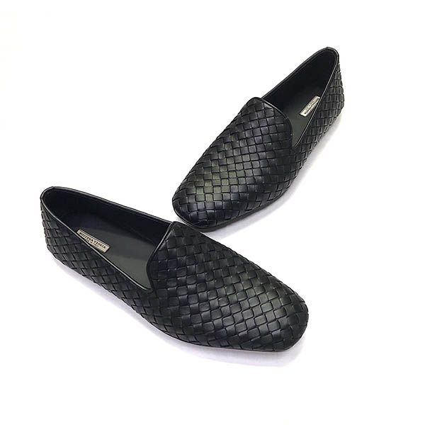 Giày Lười Bottega Veneta Calfskin Loafer Màu Đen Size 40.5 - 1
