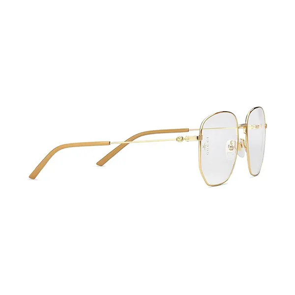 Kính Mắt Cận Gucci Eyewear rectangular-Frame Metal Glasses GG0396S