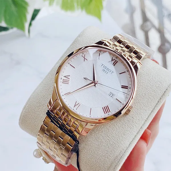 Đồng Hồ Nam Tissot Tradition Full RoseGold - T063.610.33.038.00 Màu Vàng Hồng - Đồng hồ - Vua Hàng Hiệu
