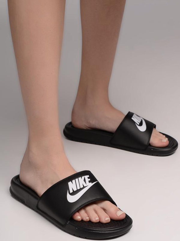 Dép Nike Benassi Just Do It Unisex Slippers Black 343881 015 Size 36.5 - 3