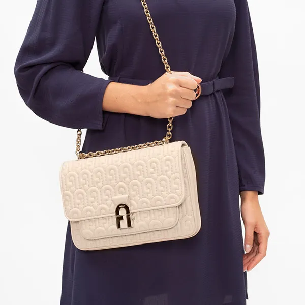 Túi Xách Furla Cosy Mini Shoulder Bag Nappa In Beige