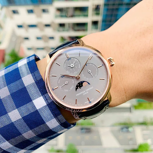 Đồng Hồ Frederique Constant Slimline Perpetual Calendar Manufacture FC-775G4S4 - Đồng hồ - Vua Hàng Hiệu