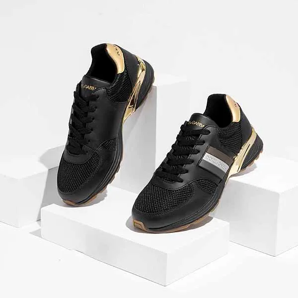 Giày Thể Thao Dolce & Gabbana D&G Sneaker With Logo Màu Đen - Giày - Vua Hàng Hiệu