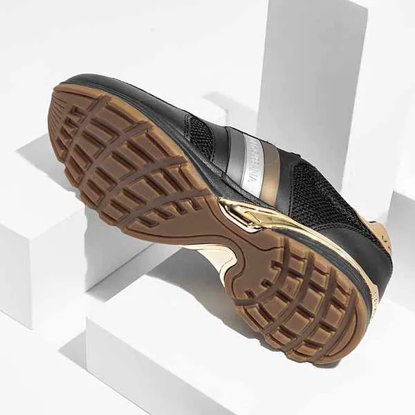 Giày Thể Thao Dolce & Gabbana D&G Sneaker With Logo Màu Đen - Giày - Vua Hàng Hiệu